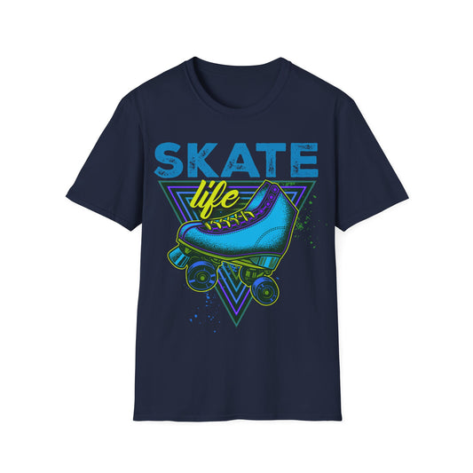 Adult "Skate Life" T-Shirt - Skateworld - Tampa, FL (Blue)
