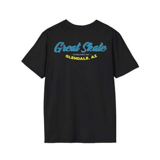 Adult "Skate Life" T-Shirt - Great Skate - Glendale, AZ (Blue)