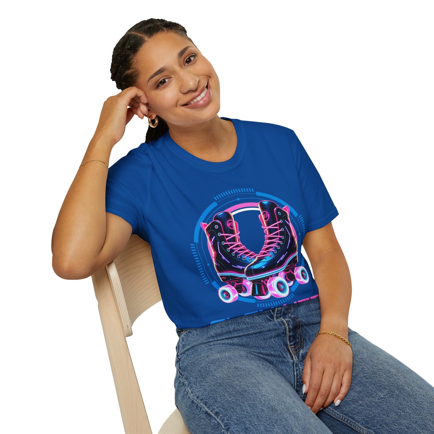 Adult "Flex Vibe Roller Skate" T-Shirt - United Skates of America - Tampa, FL