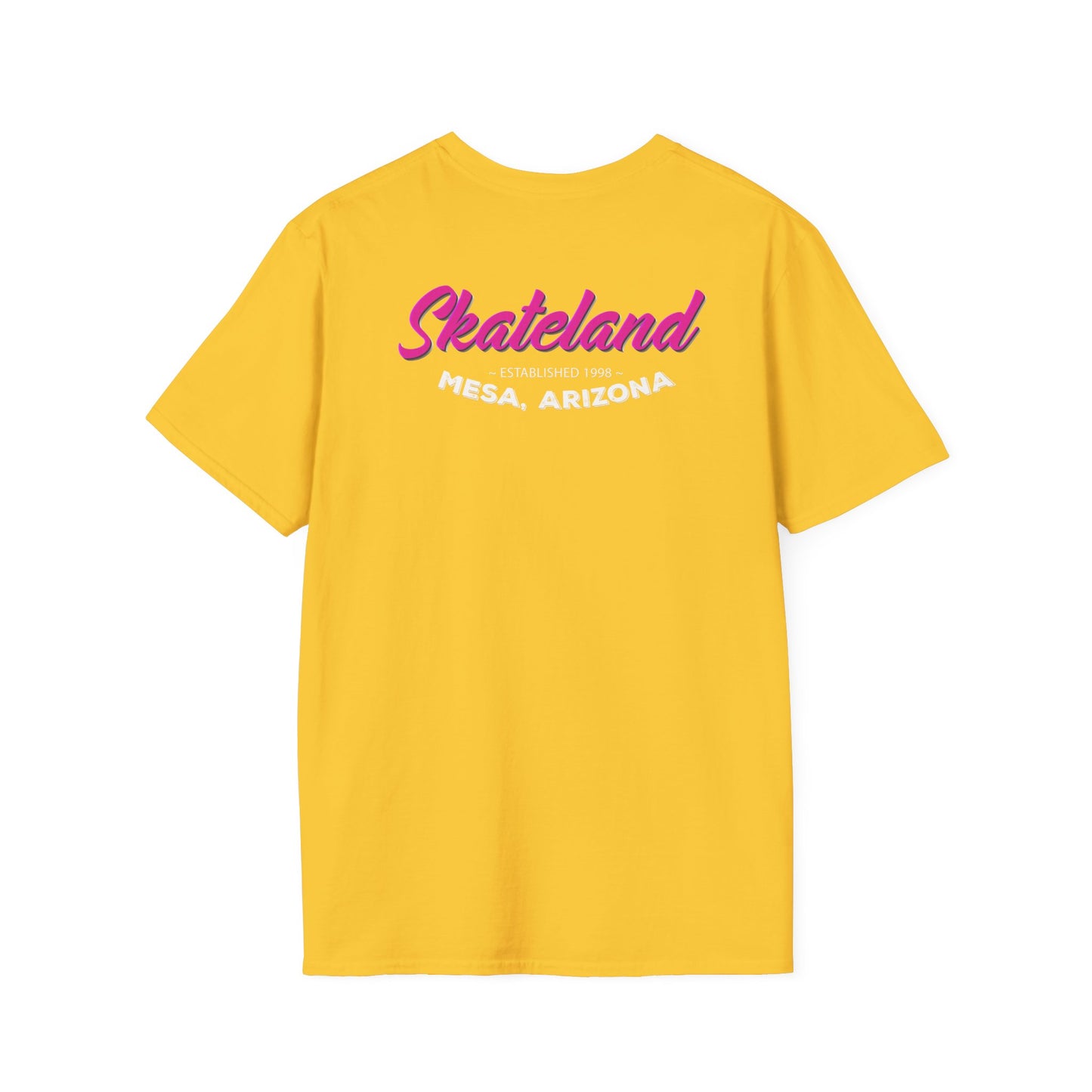 Adult "Skate Life" T-Shirt - Skateland - Mesa, AZ (Pink)