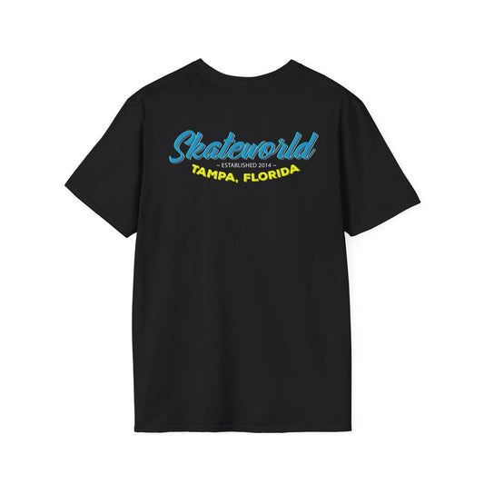 Adult "Skate Life" T-Shirt - Skateworld - Tampa, FL (Blue Design)