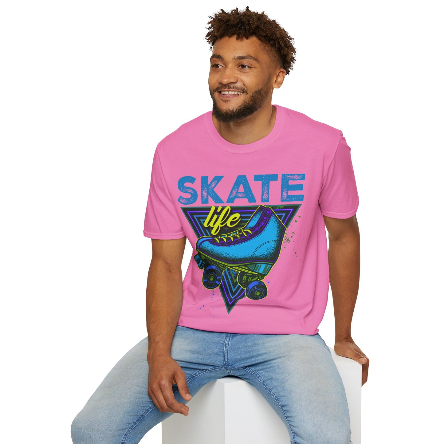 Adult "Skate Life" T-Shirt - United Skates of America - Seaford (Blue)