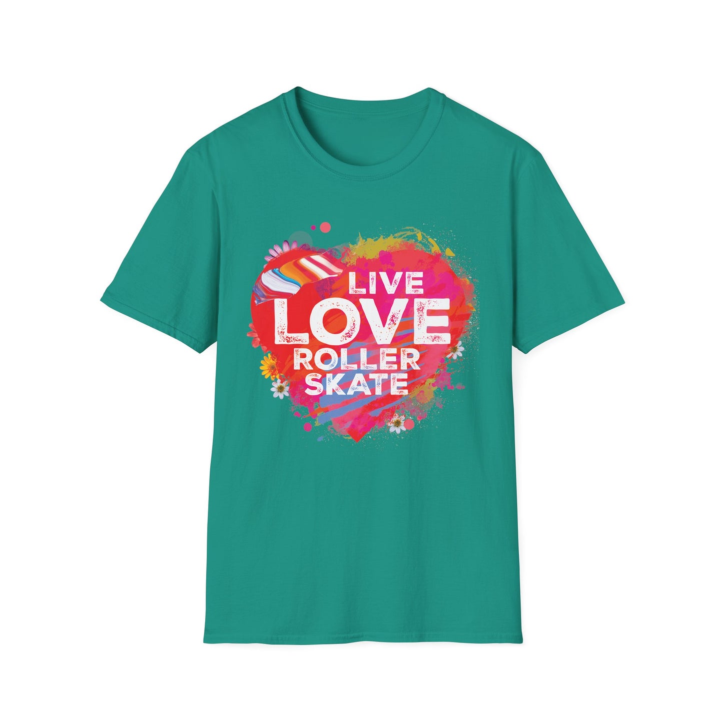 Women's T-Shirt "Live Love Roller Skate"