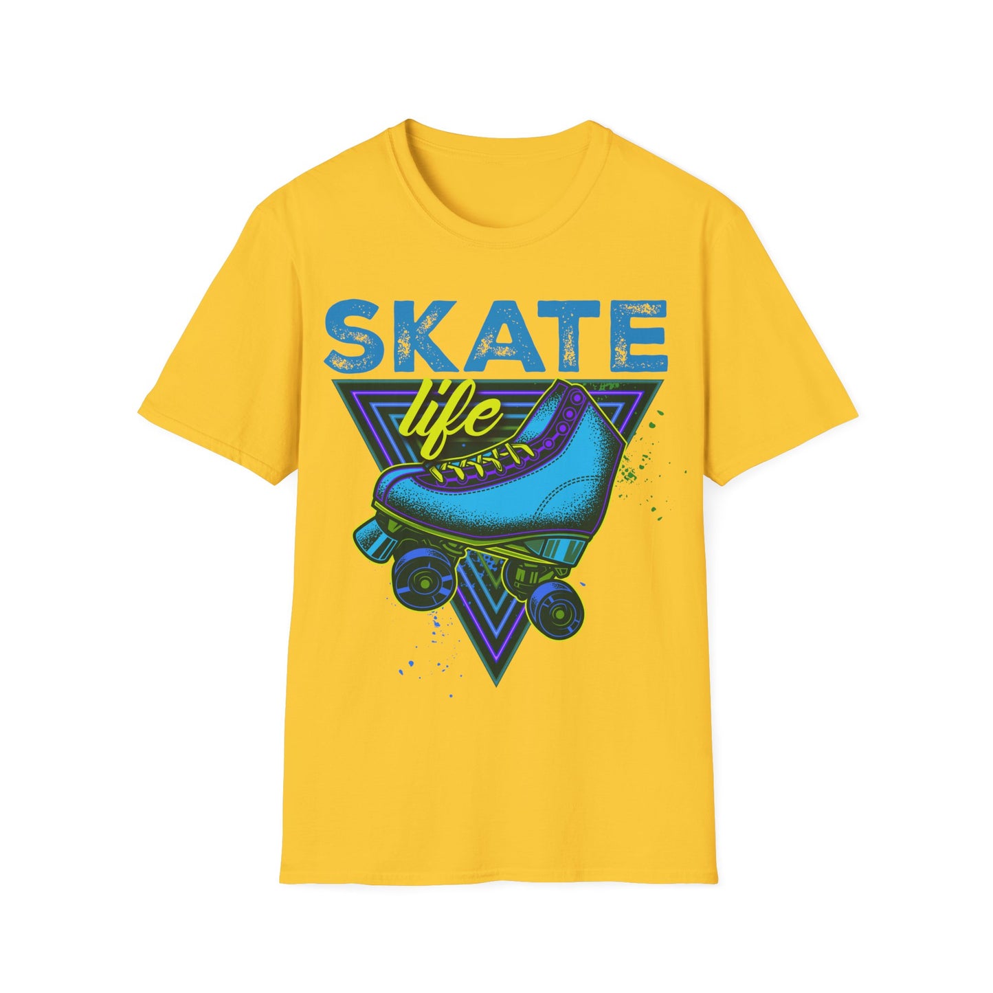 Adult "Skate Life" T-Shirt- Branch Brooke Park Skating - Newark, NJ (Blue)
