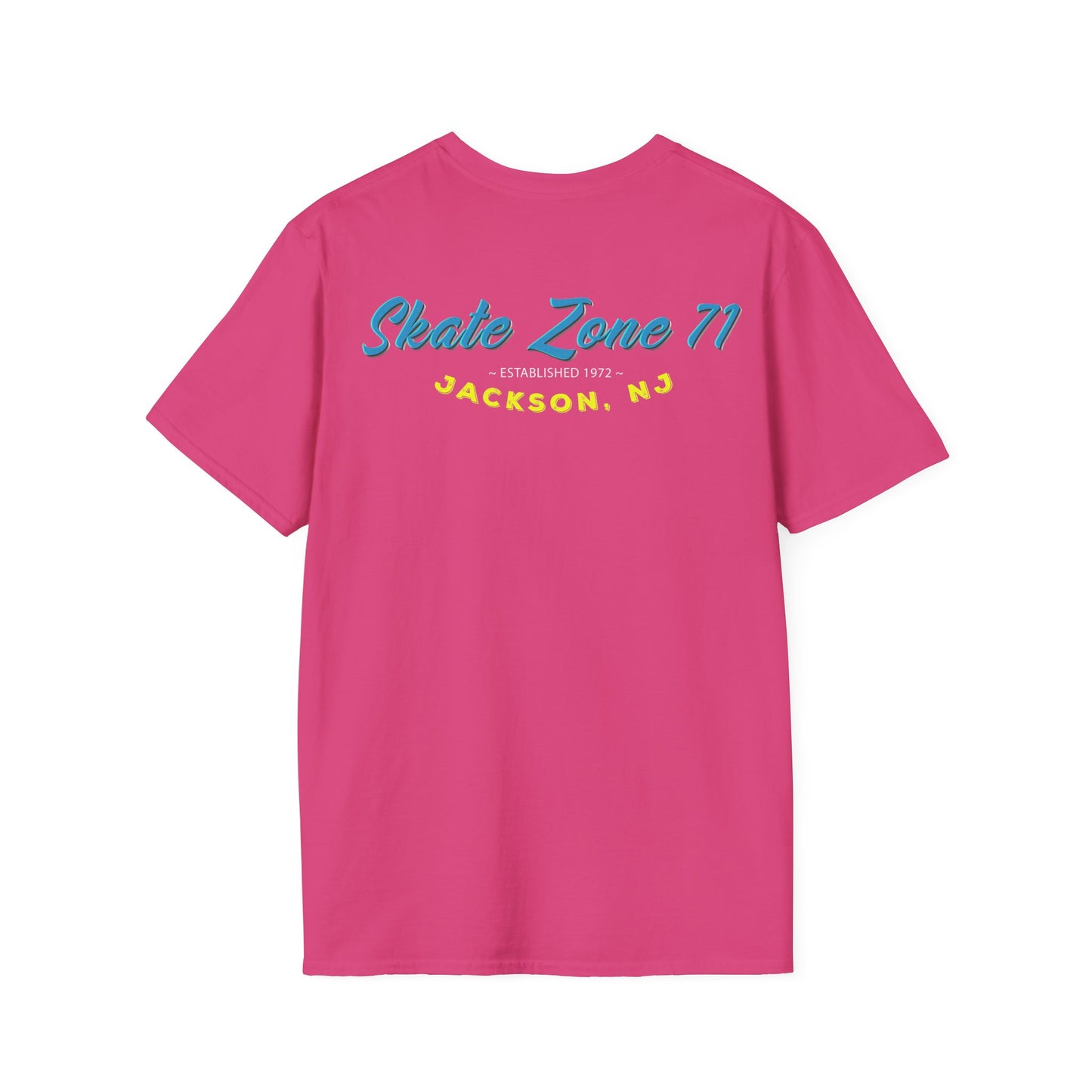 Adult "Skate Life" T-Shirt - Skate Zone 71  Jackson, NJ (Blue)
