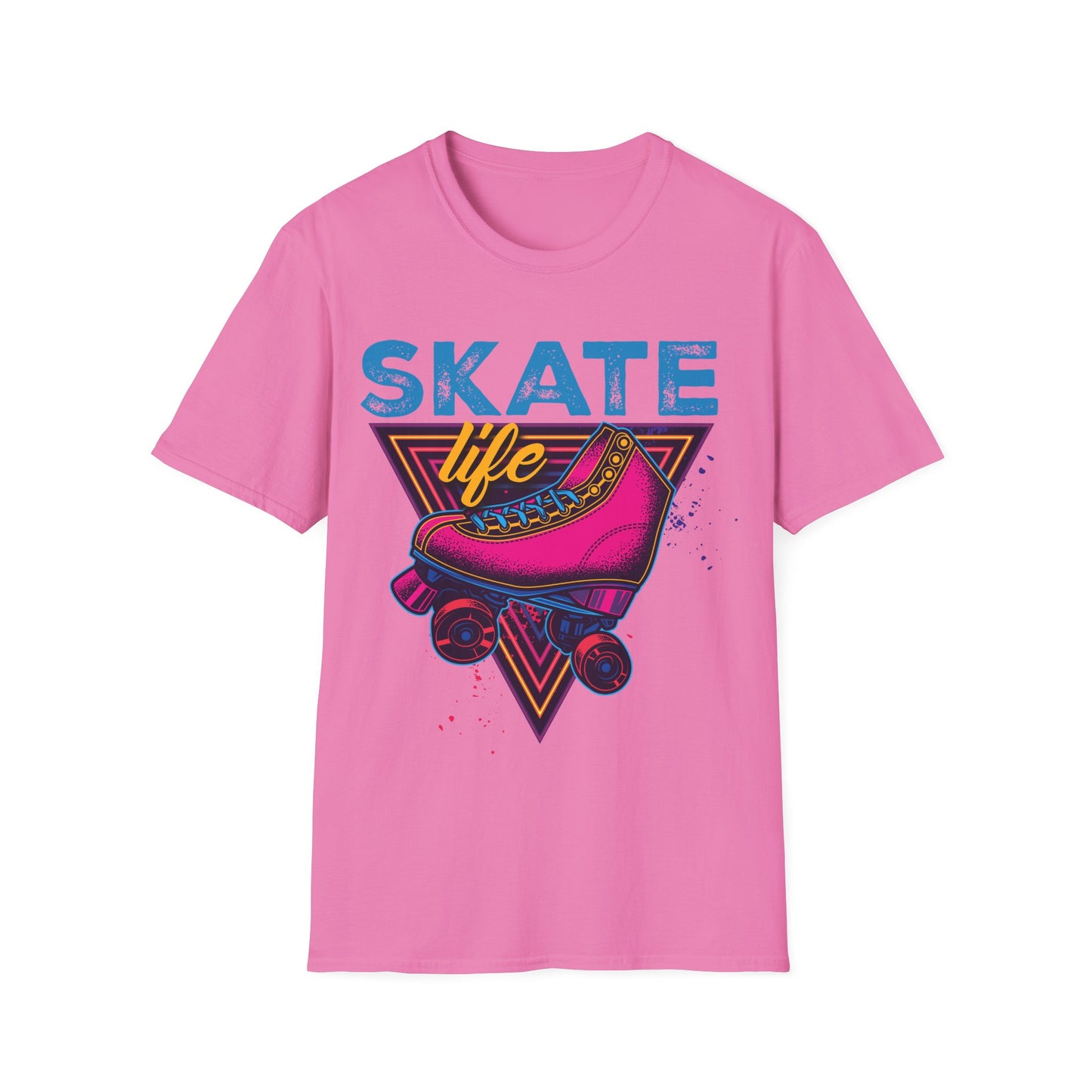 Adult "Skate Life" T-Shirt - United Skates of America - Tampa, FL (Pink)