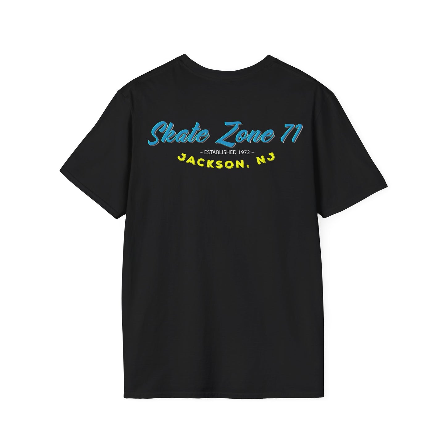 Adult "Skate Life" T-Shirt - Skate Zone 71  Jackson, NJ (Blue)