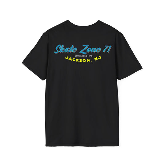Adult "Skate Life" T-Shirt - Skate Zone 71  Jackson, NJ (Blue)