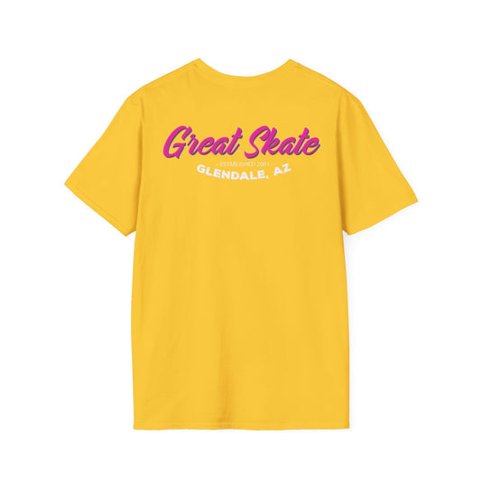 Adult "Skate Life" T-Shirt - Great Skate, Glendale AZ (Pink)