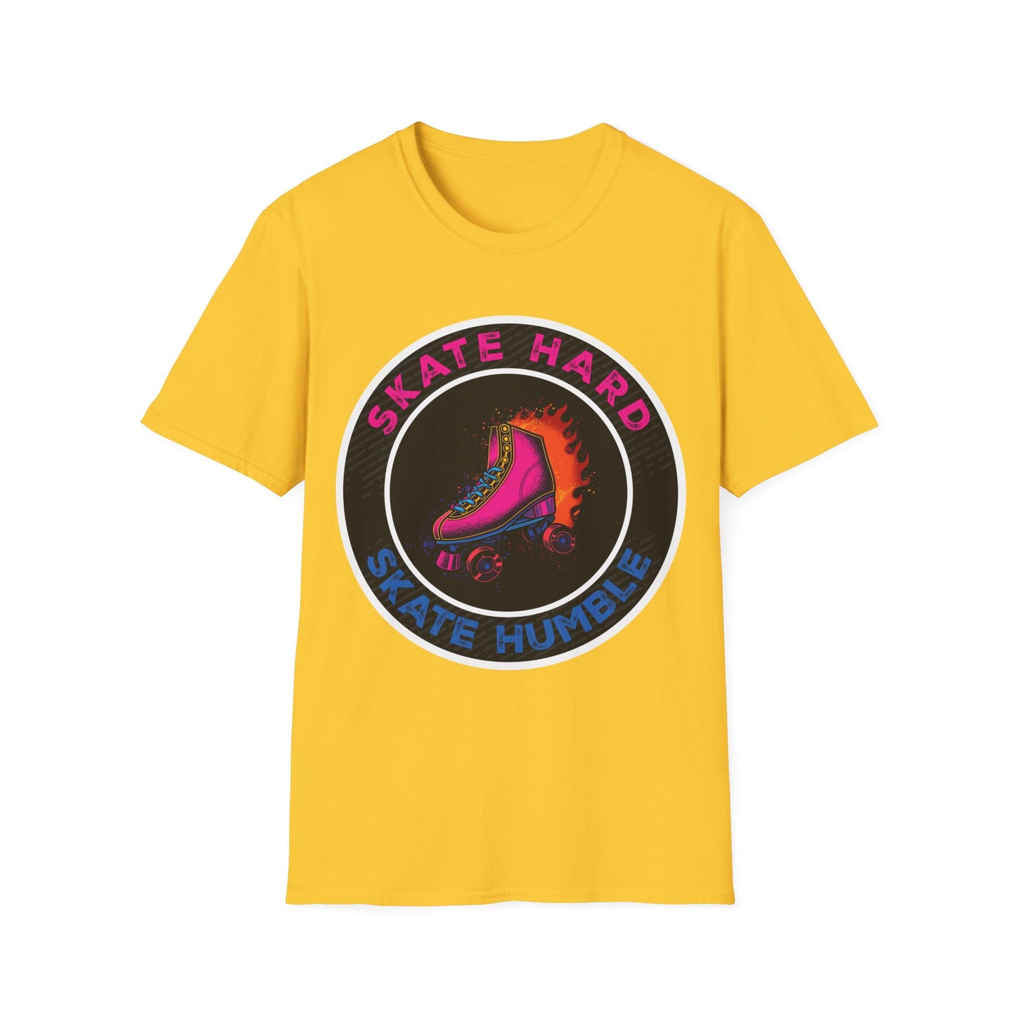 Adult "Skate Hard Skate Humble" T-Shirt - United Skates of America - Clovis, CA