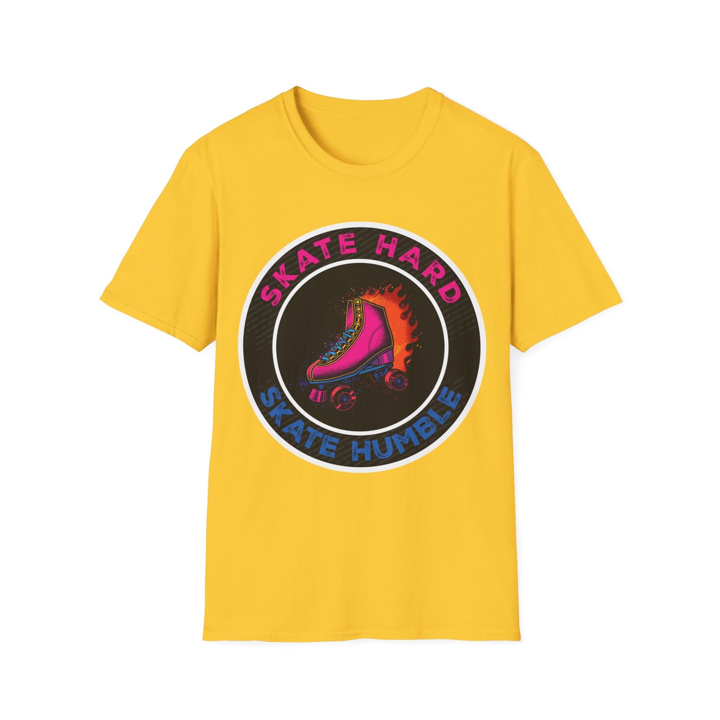 Adult "Skate Hard Skate Humble" T-Shirt - United Skates of America - Wickliffe, OH