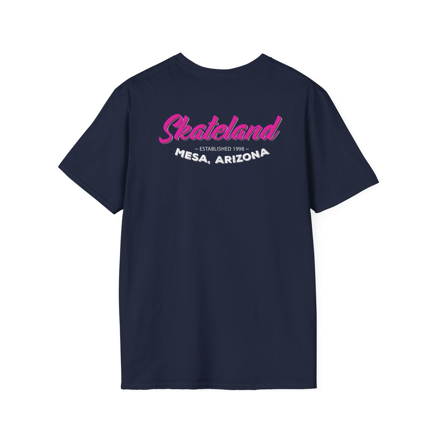 Adult "Skate Life" T-Shirt - Skateland - Mesa, AZ (Pink)