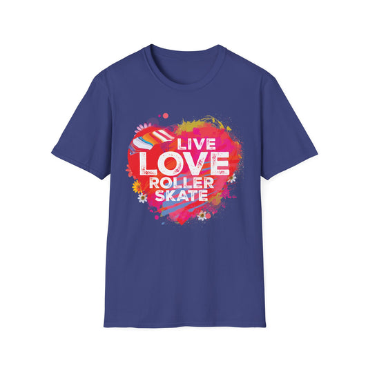 Women's T-Shirt "Live Love Roller Skate"