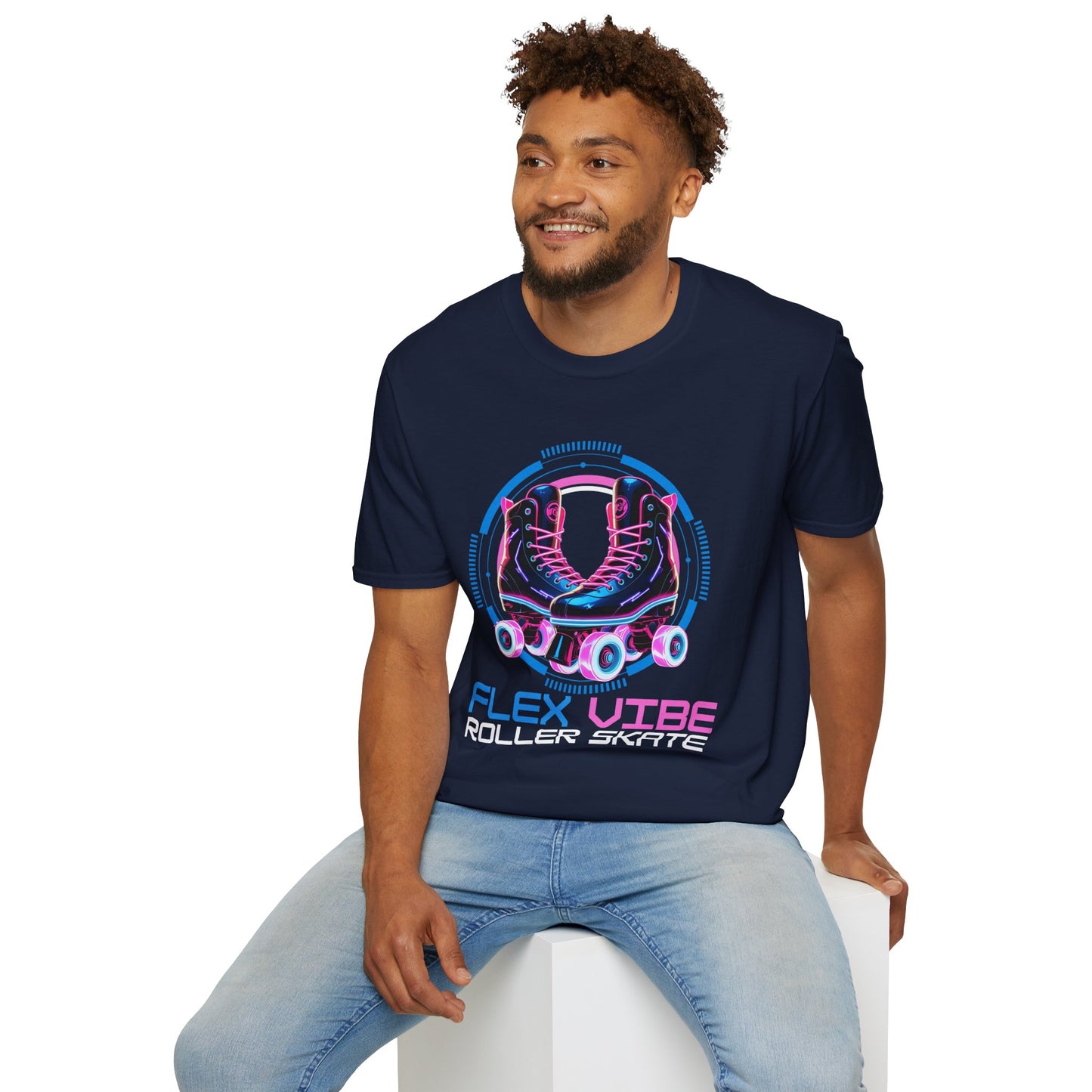 Adult T-Shirt "Flex Vibe Roller Skate"