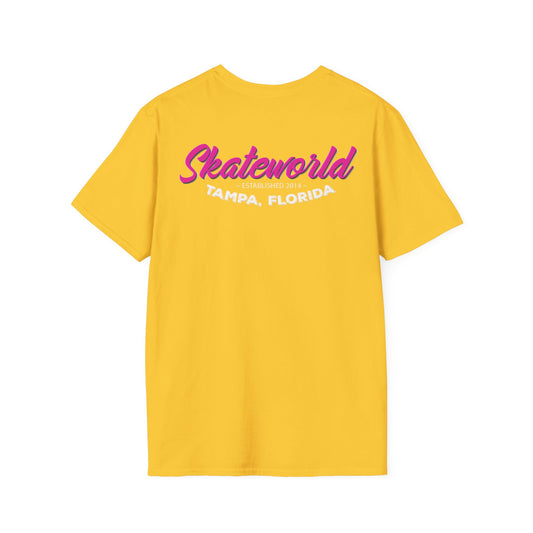 Adult "Skate Life" T-Shirt -Skateworld - Tampa, FL (Pink)