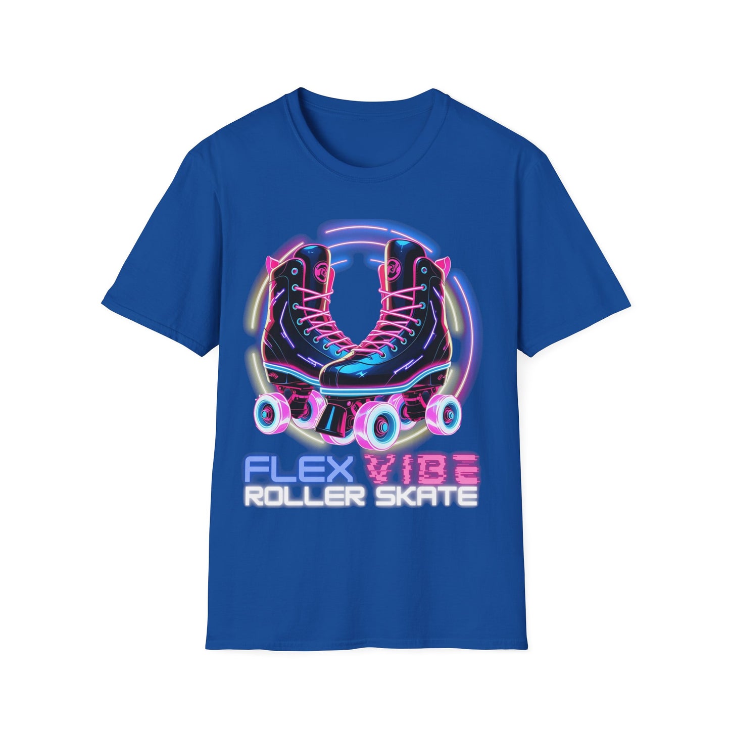 Adult "Flex Vibe Roller Skate" T-Shirt - Skateland - Indianapolis, IN