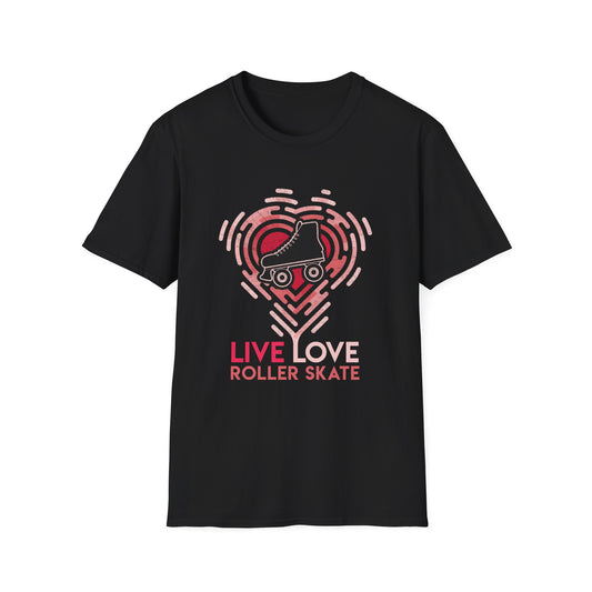 Women's T-Shirt "Live Love Roller Skate"