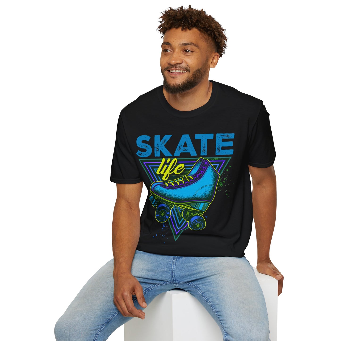 Adult "Skate Life" T-Shirt - United Skates of America - Seaford (Blue)