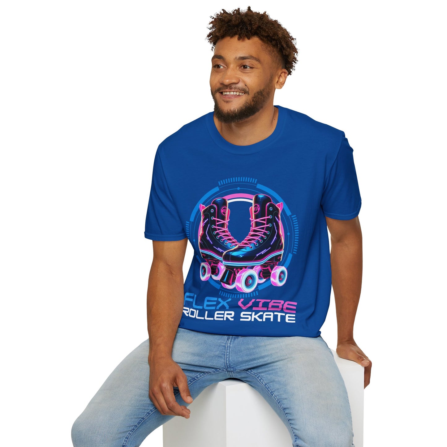 Adult "Flex Vibe Roller Skate" T-Shirt - Skateworld - Tampa, FL