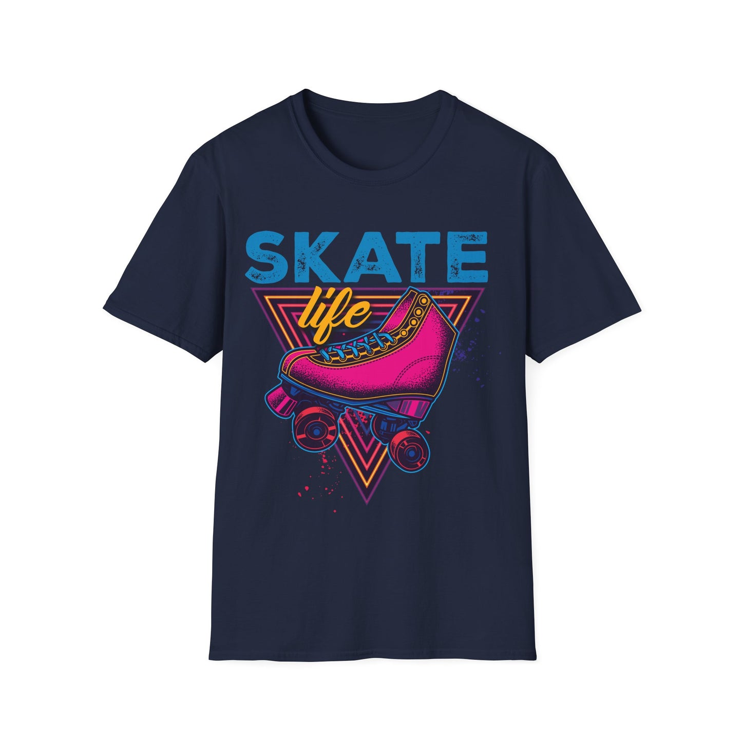 Adult "Skate Life" T-Shirt - United Skates of America - Wickliffe, OH (Pink)