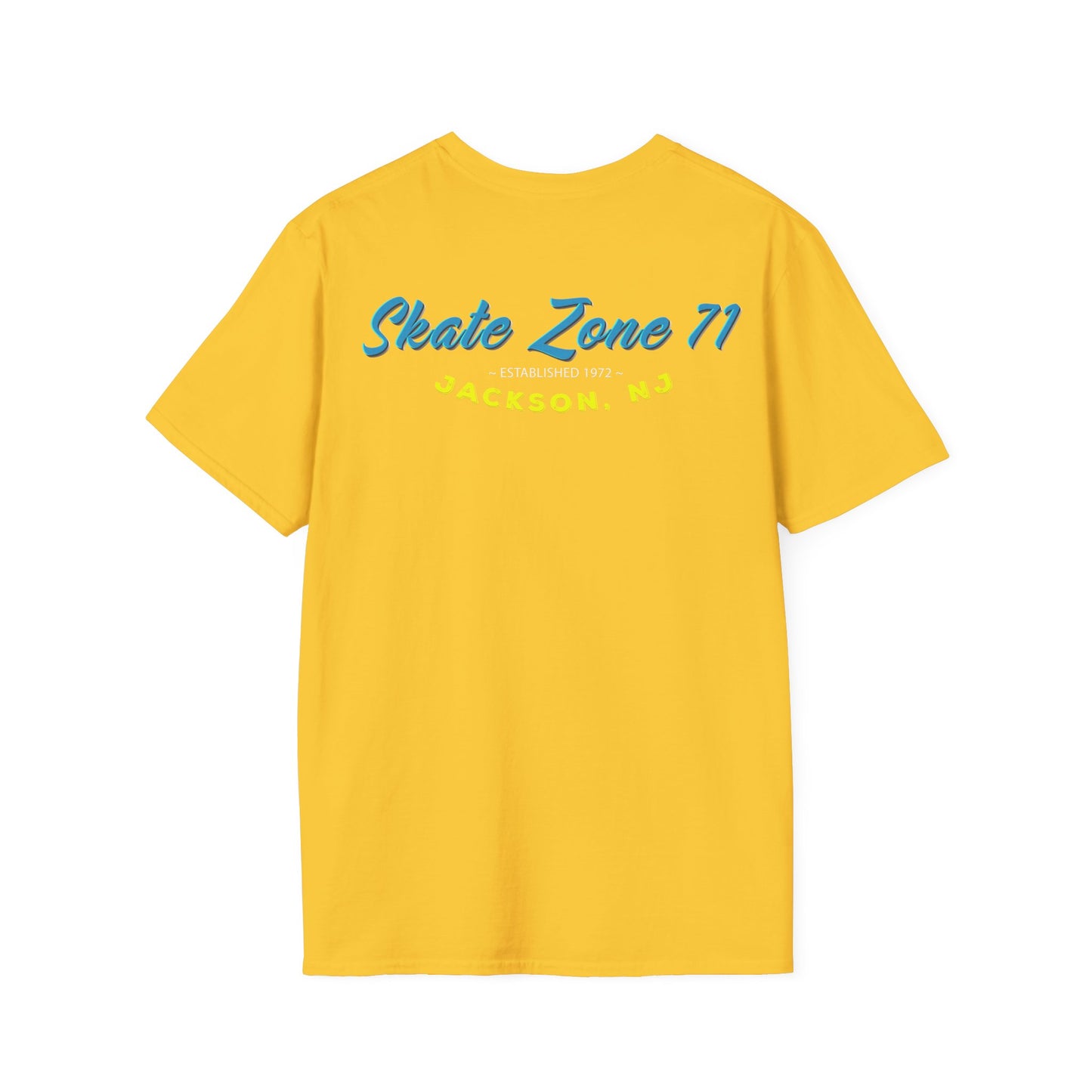 Adult "Skate Life" T-Shirt - Skate Zone 71  Jackson, NJ (Blue)