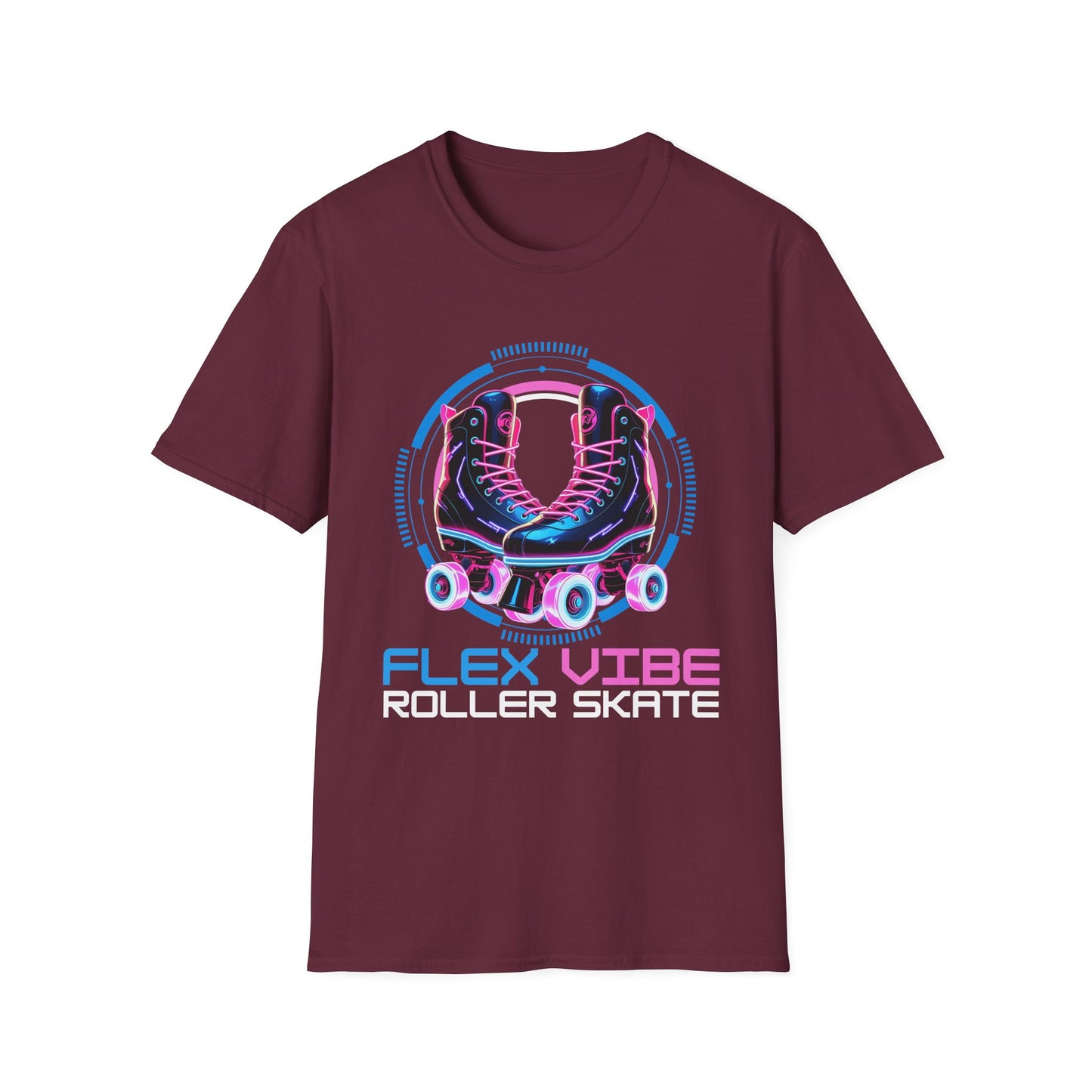 Adult T-Shirt "Flex Vibe Roller Skate"