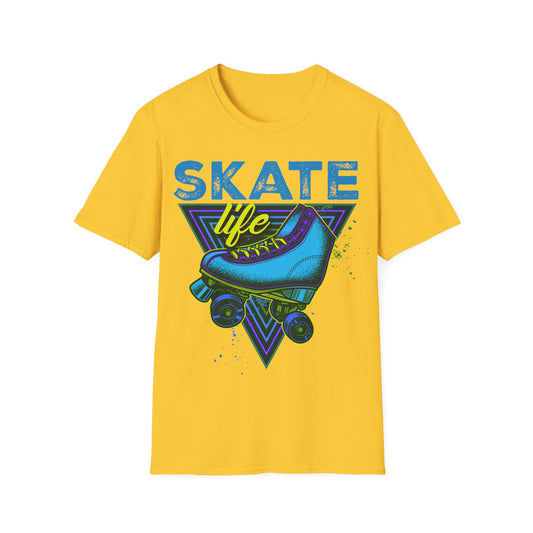 Adult "Skate Life" T-Shirt - United Skates of America - Seaford (Blue)